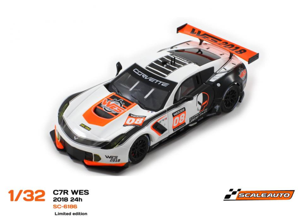 Scaleauto Corvette C7R WES 2018 24hmit HS Fahrwerk limited edition